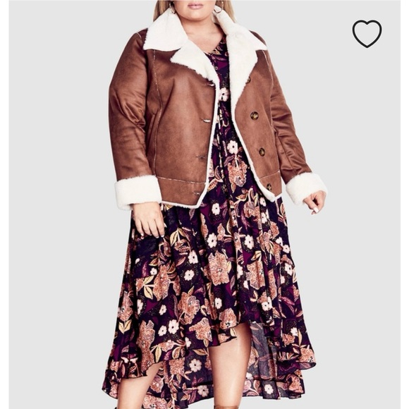 Faux shearling jacket - Picture 8 of 8